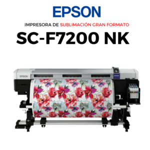 Impresora de sublimación Gran Formato Epson SC-F7200 NK